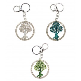 Porte-clés arbre de vie, coloris assortis X6