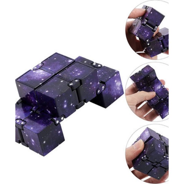 Infinity Cube, Cube de l'Infini antistress, modèles assortis X24 - Equinoxe  Cadeaux