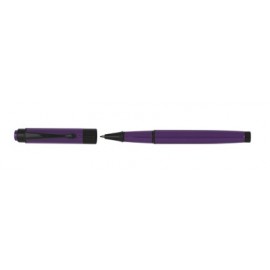 Roller laqué violet attributs laqués noirs