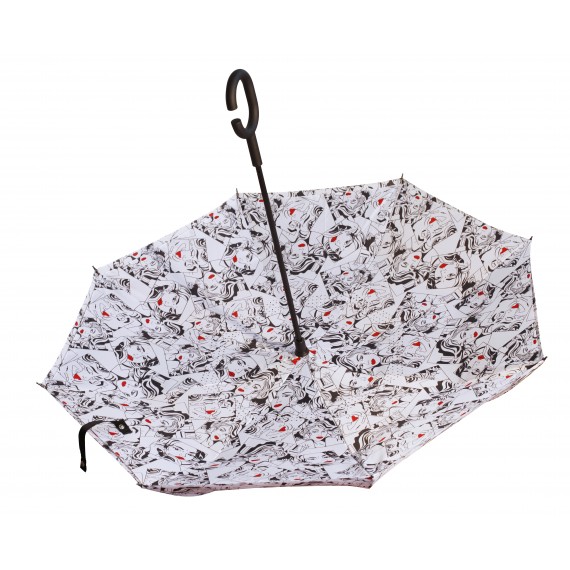 Parapluie inversé femme