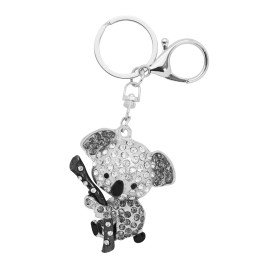 Porte clés métal strassé forme koala