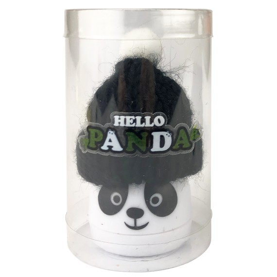 Taille crayons panda avec bonnet x 24 pcs