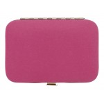 Credit card holder with skimming protection, glitter PU