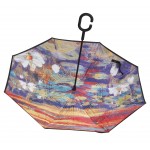 Parapluie inversé peinture nénuphar Monet X3
