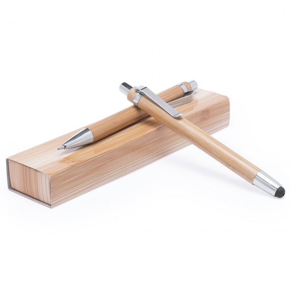 Parure stylo bille+ porte mine 0.7 mm en bambou