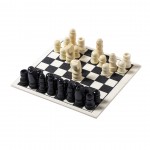 Coffret de jeux  Comprenant échecs, jeu de l'oie et dames