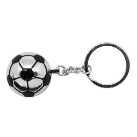 Porte clés ballon de foot en métal